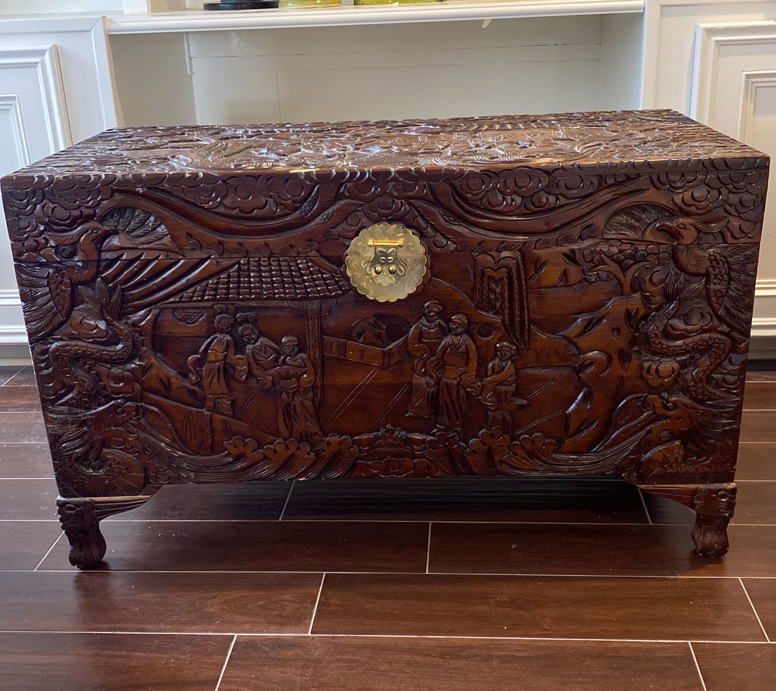 Wood Asian Chest