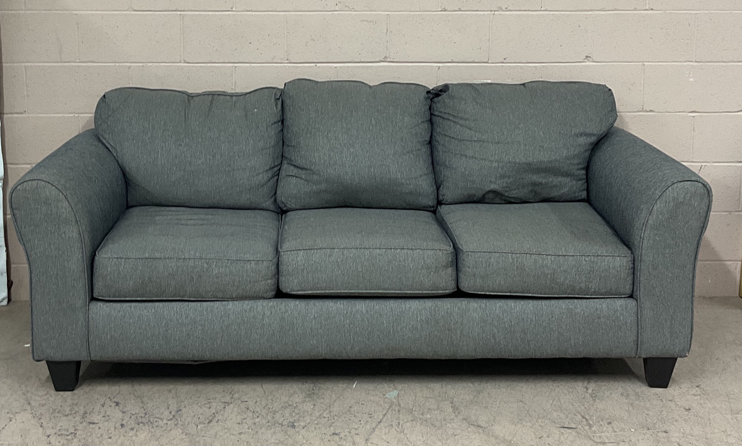 Gray Three Seat Sofa