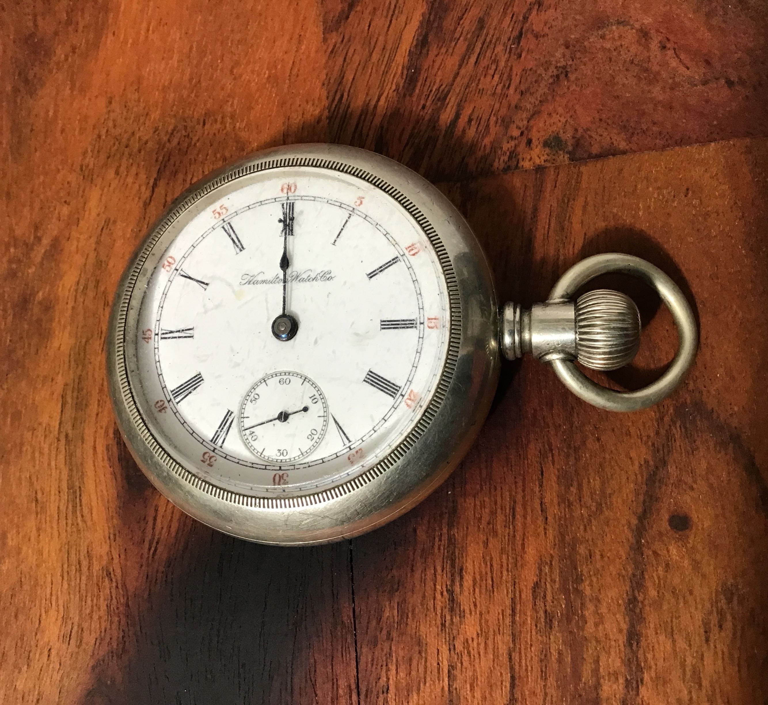 Hamilton Watch Co. Pocket Watch