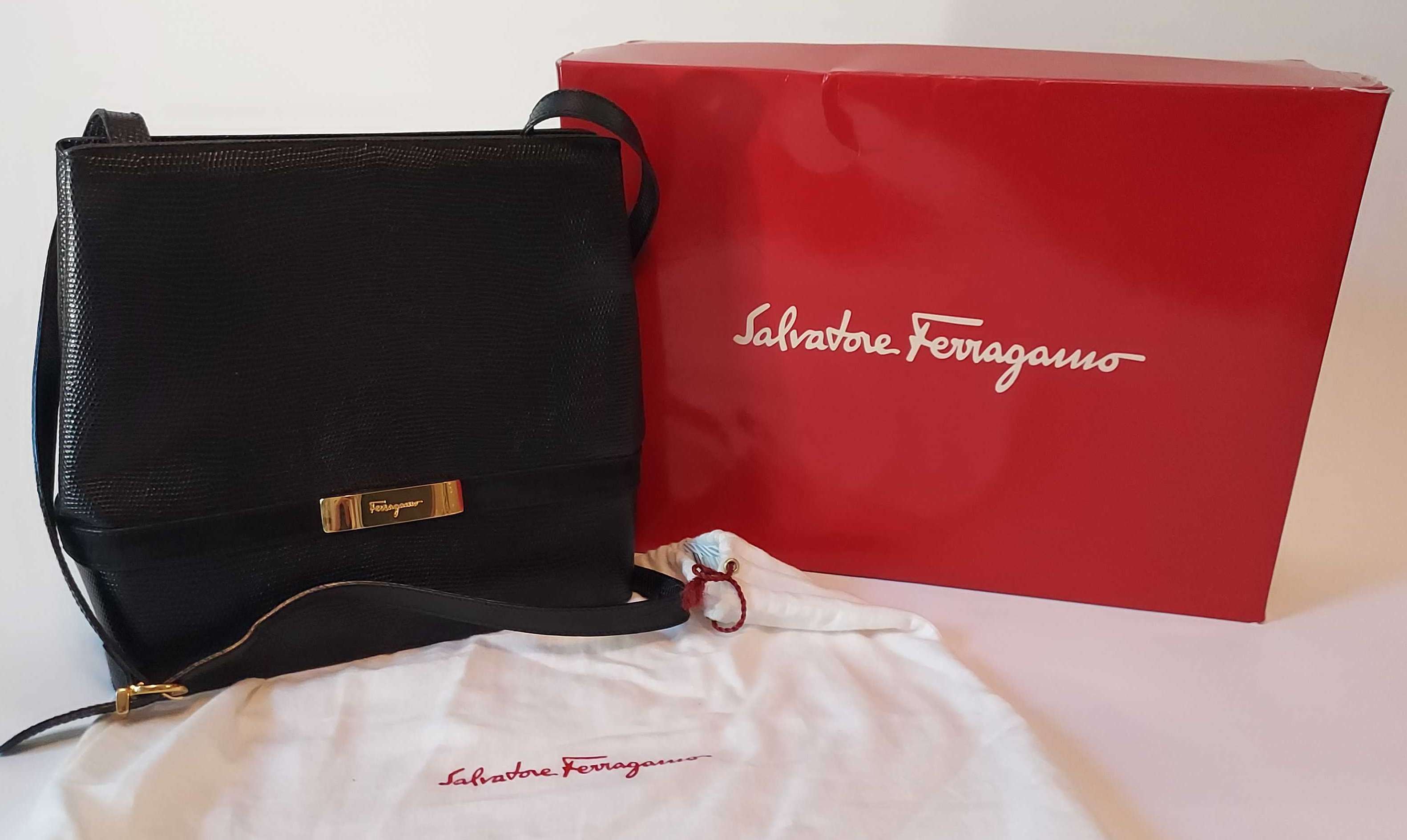 Salvatore Ferragamo Fabric Shoulder Bags | Mercari