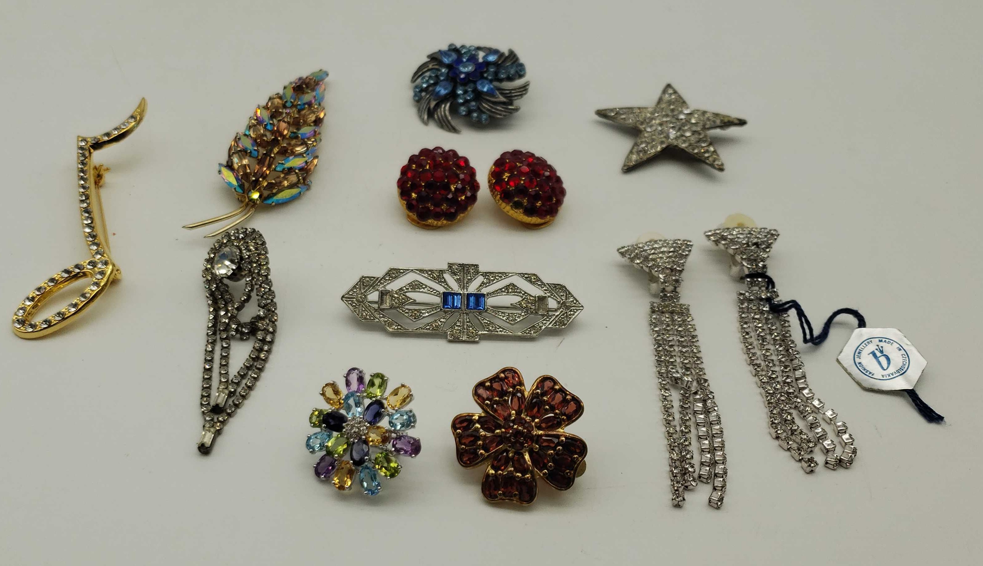 Rhinestone Pins and Brooches - Bid On Estates Auction Services