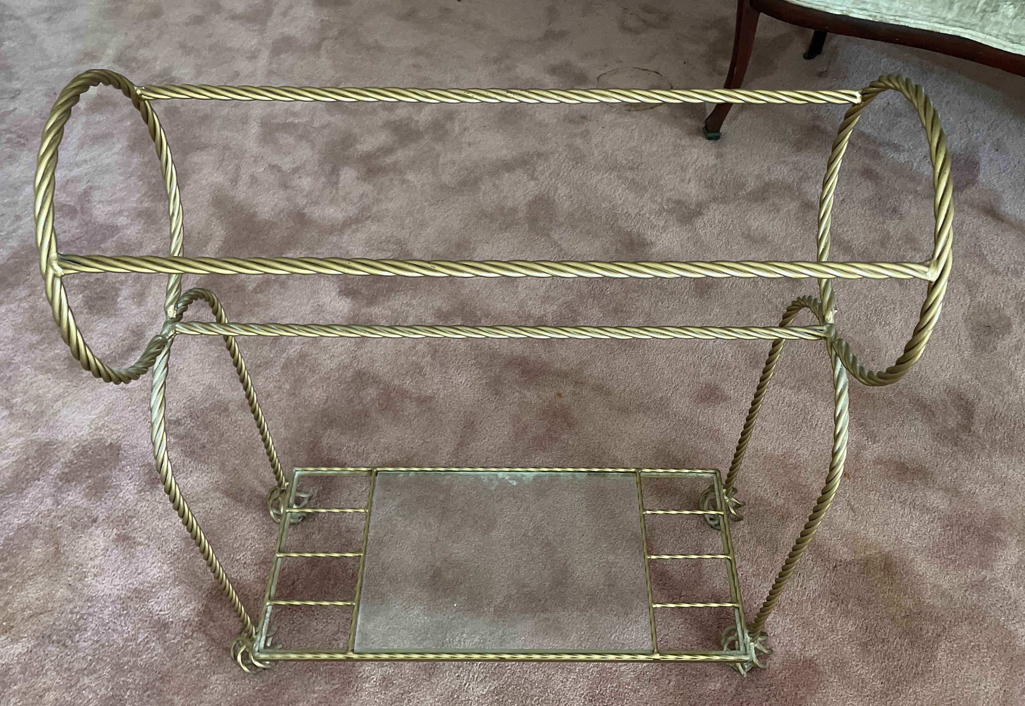 Gold-Tone-Large-Towel-Rack-Stand