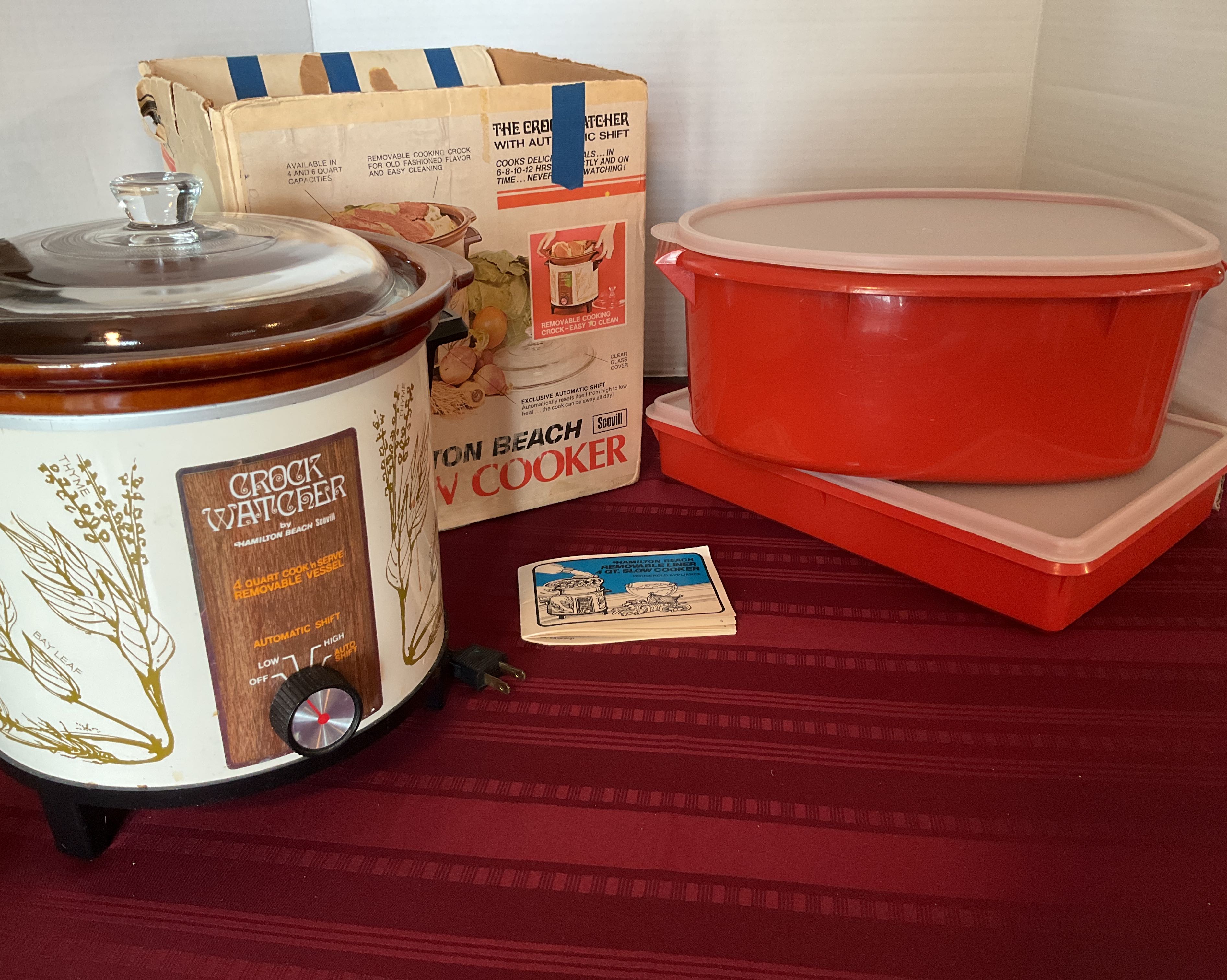 1970s Crockery Chef Electric Slow Cooker, 5 Quarts, Model 1030, With  Removable Crock, Working 