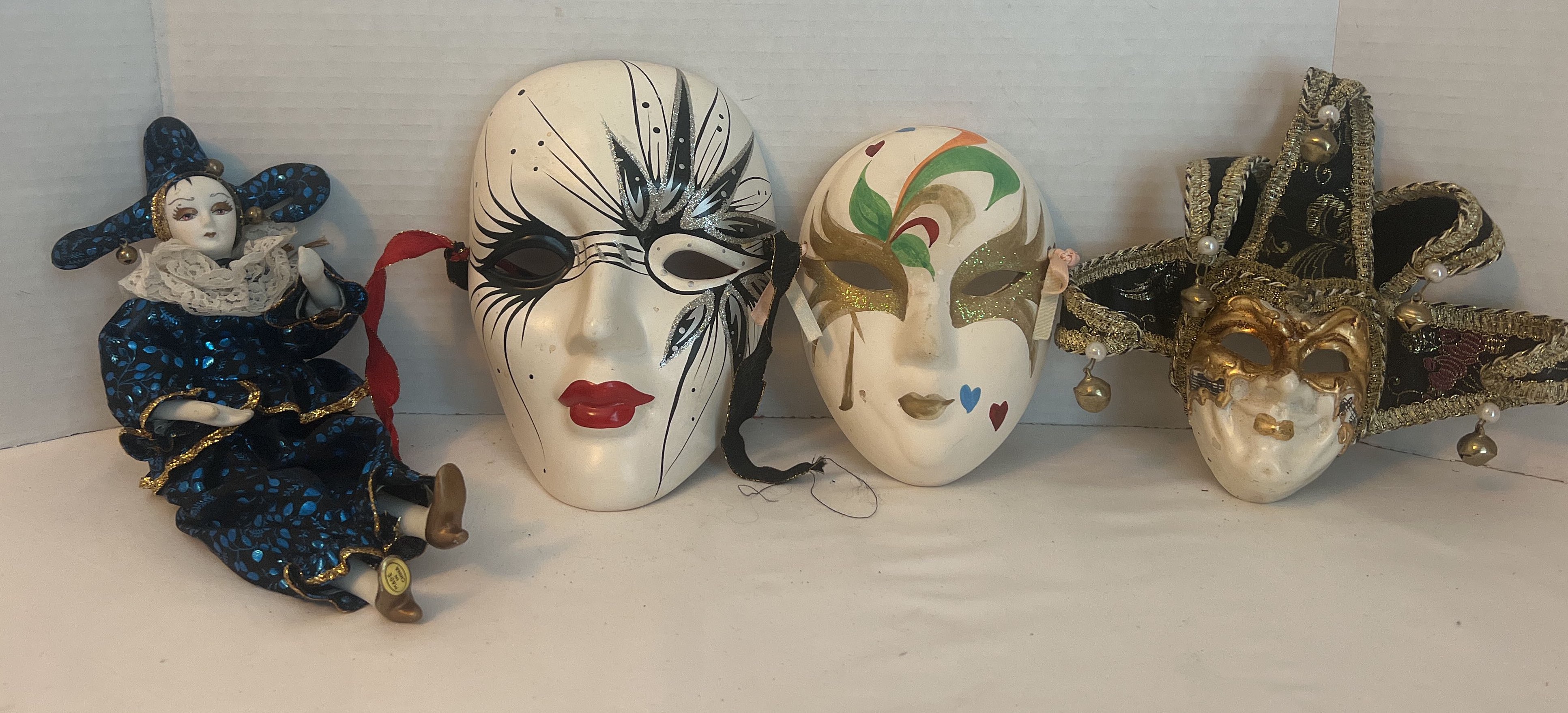 Ceramic Decorative Music Mask Made in Venice For Sale on Ruby Lane