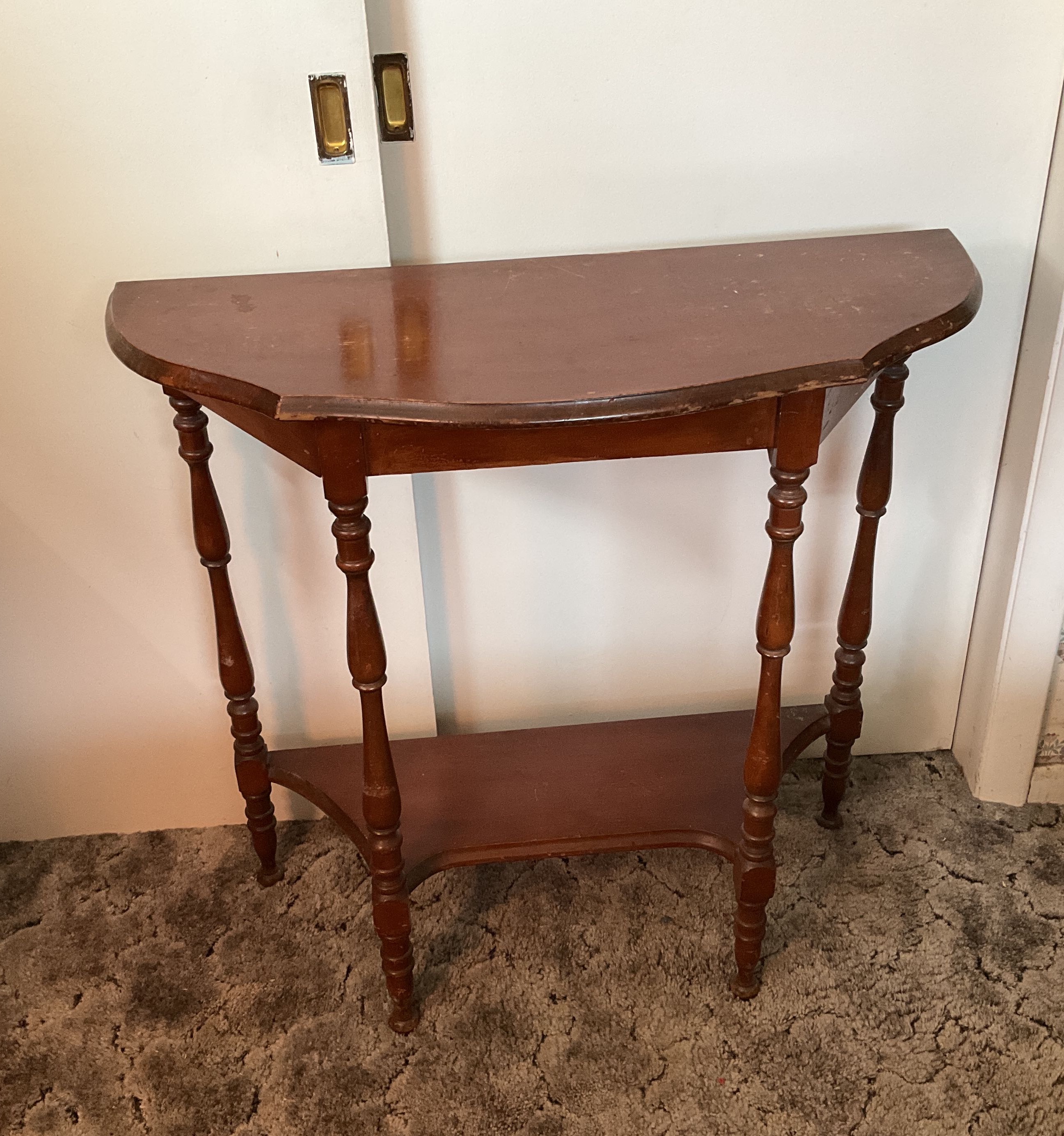 At Auction: CUSTOM MOVIE REEL SIDE TABLE 28
