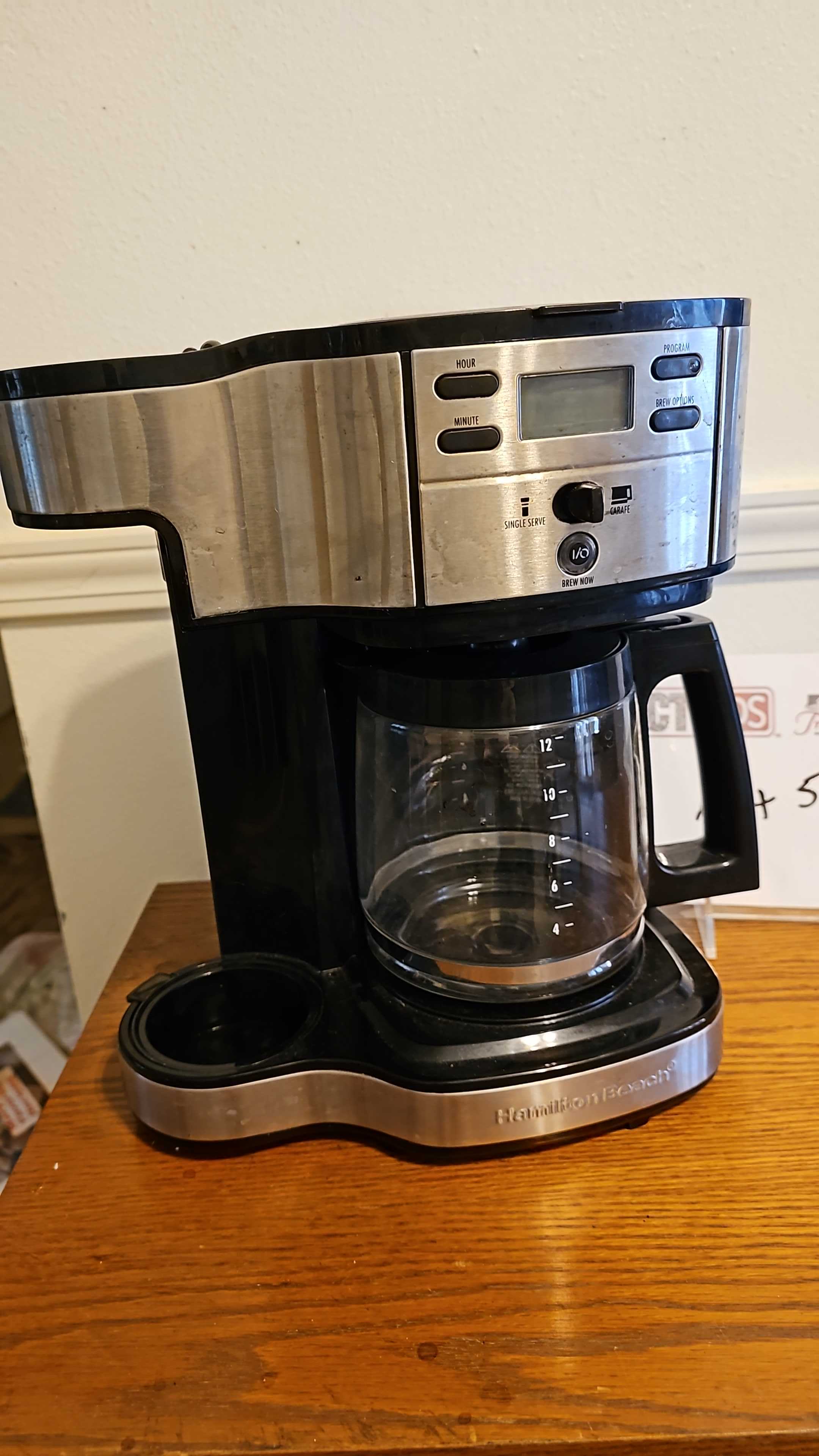 Sold at Auction: HAMILTON BEACH PROGRAMMABLE COFFEE MAKER 12 CUP CAPACITY-  NEW IN BOX