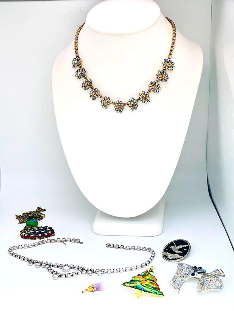 Bottled Mixed Rhinestone Pearl Nail Jewelry, Steel Ball, Magic Rhinestone  Necklace Style Nail Art Decoration Accessories