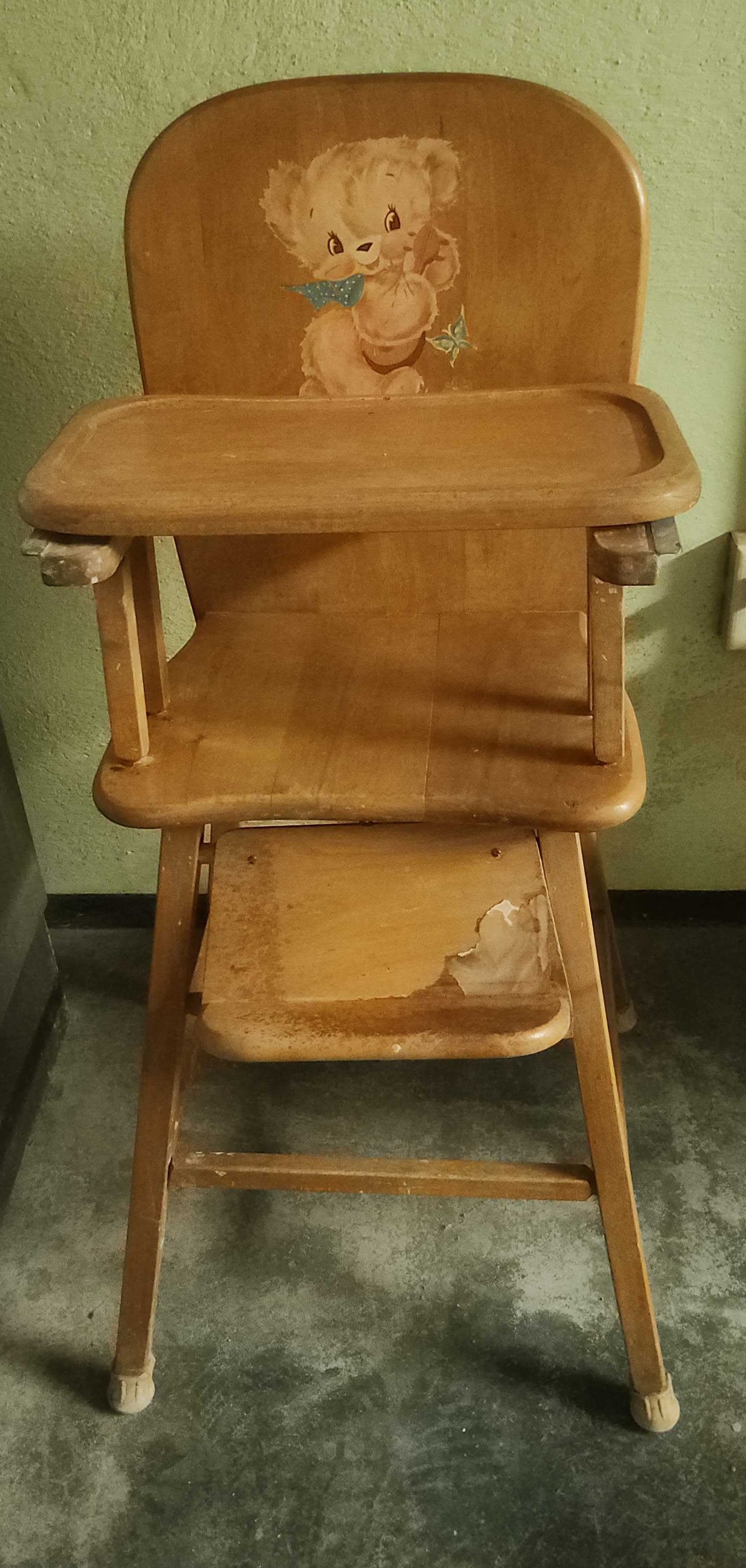 1940 wooden hotsell high chair