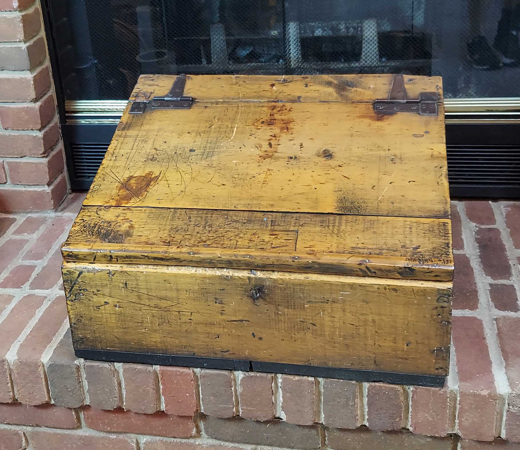 Antique-Slant-Top-Desk-Box