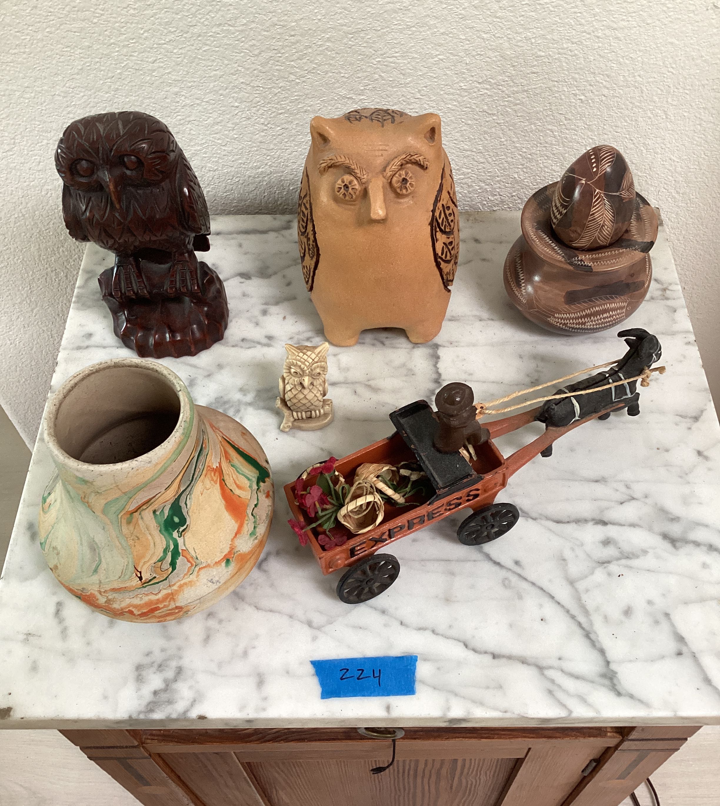Miscellaneous-Decor-collectible-Figurines-And-Nemadji-Vase