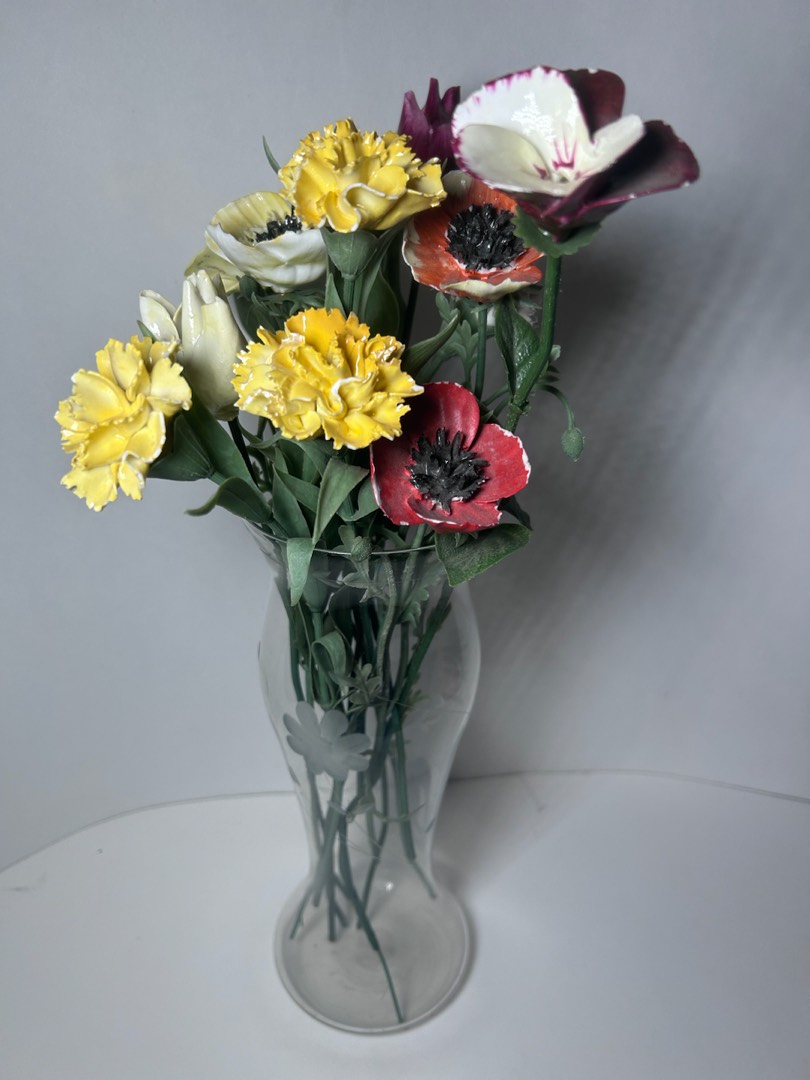 Silk Flowers Plastic Thermos/Carafe & Lid by Mikasa