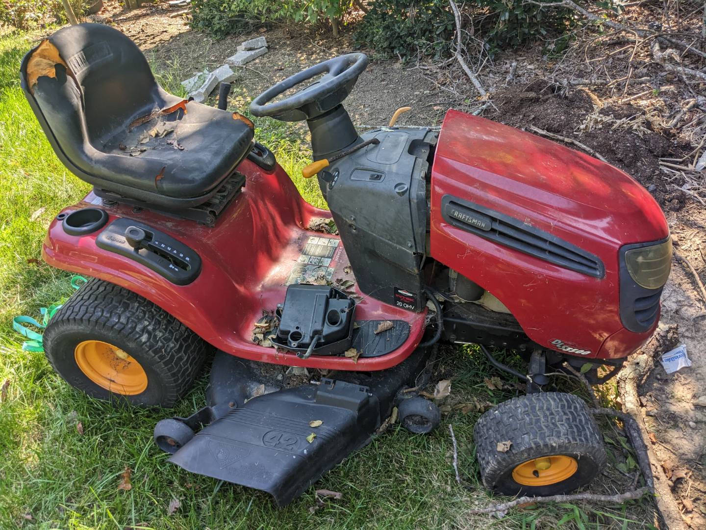 Craftsman 3500 lawn tractor new arrivals