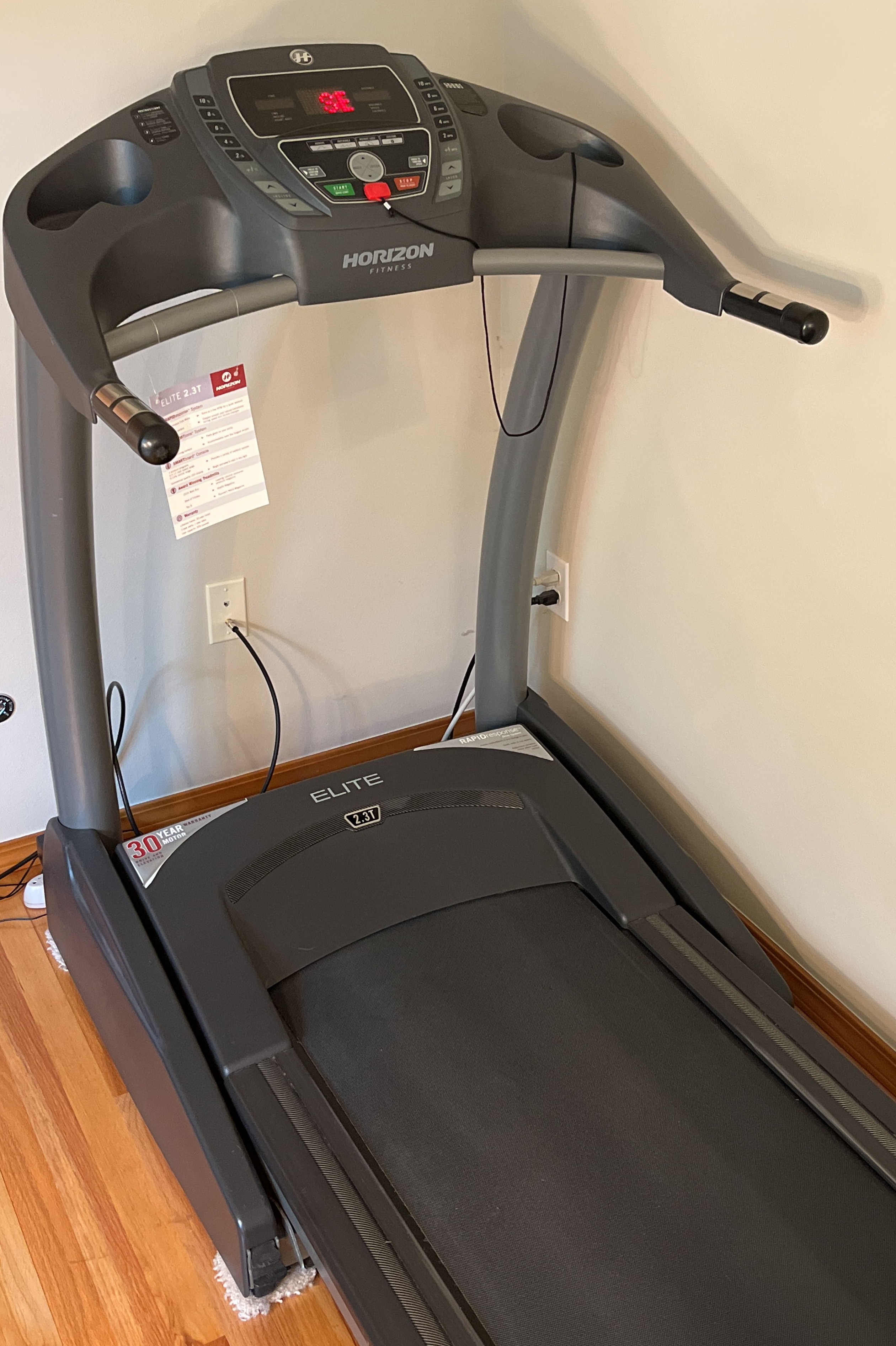 Horizon elite 2.3 t treadmill new arrivals