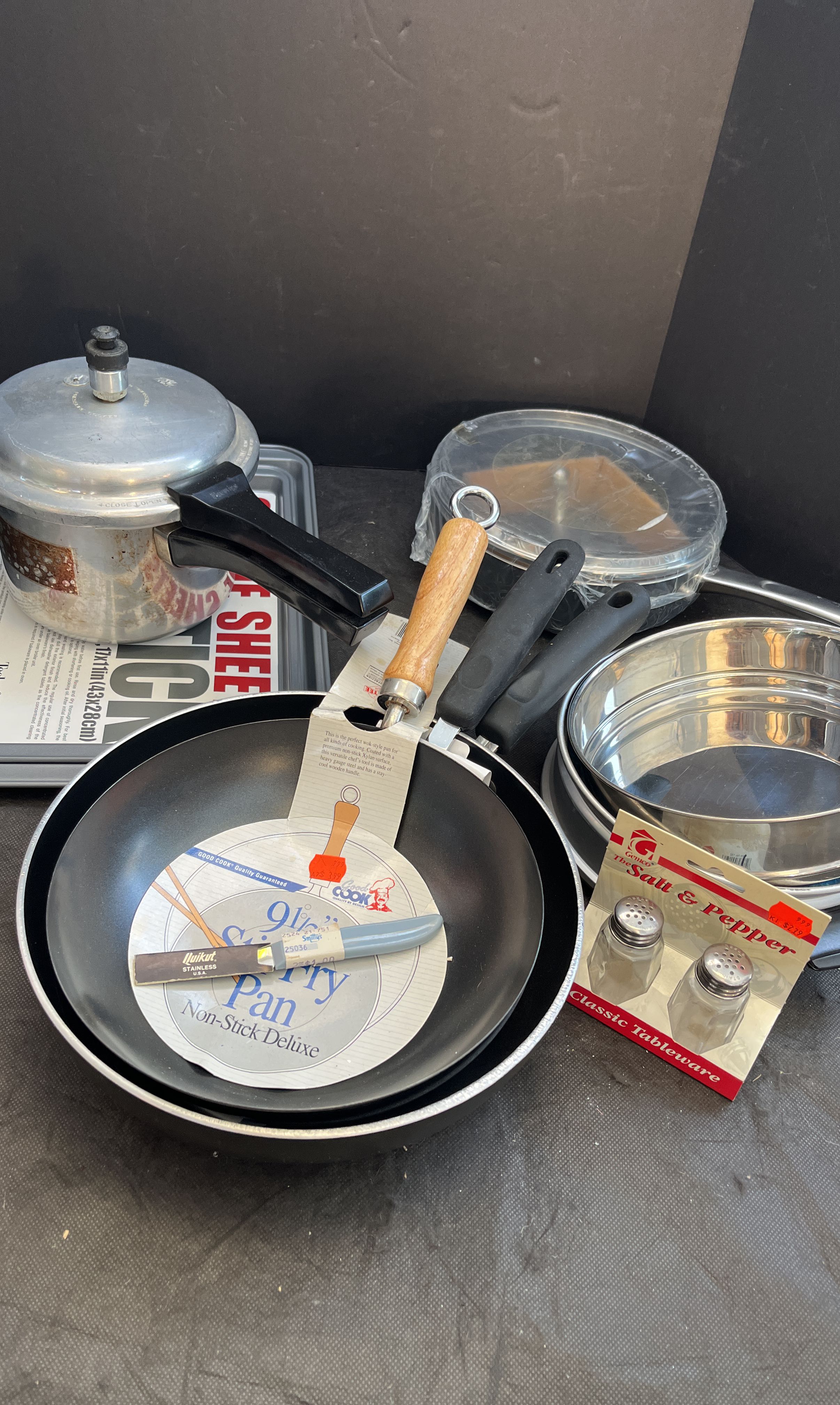 Sold at Auction: Pots and Pans, Technique and Cooks Essentials