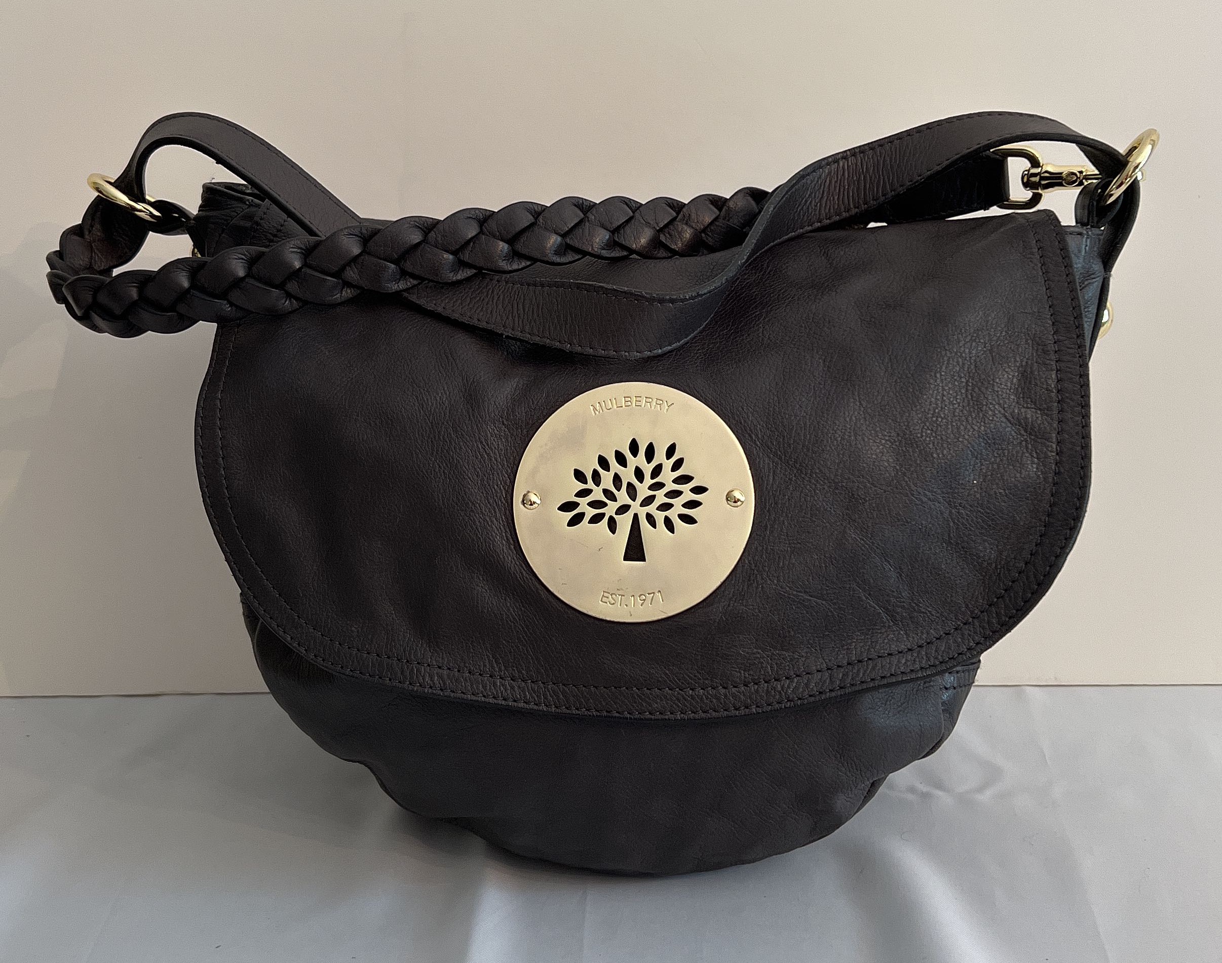 Mulberry Black Leather Handbag 4898232.htm - Buy Mulberry Black Leather  Handbag 4898232.htm online in India