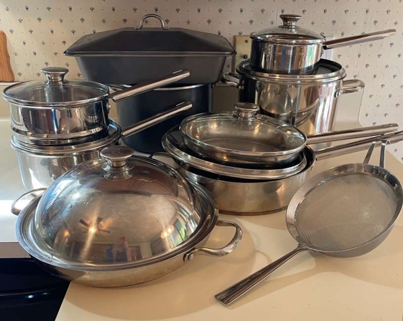 Wolfgang Puck Stainless Steel Cookware 18 Pc. Set