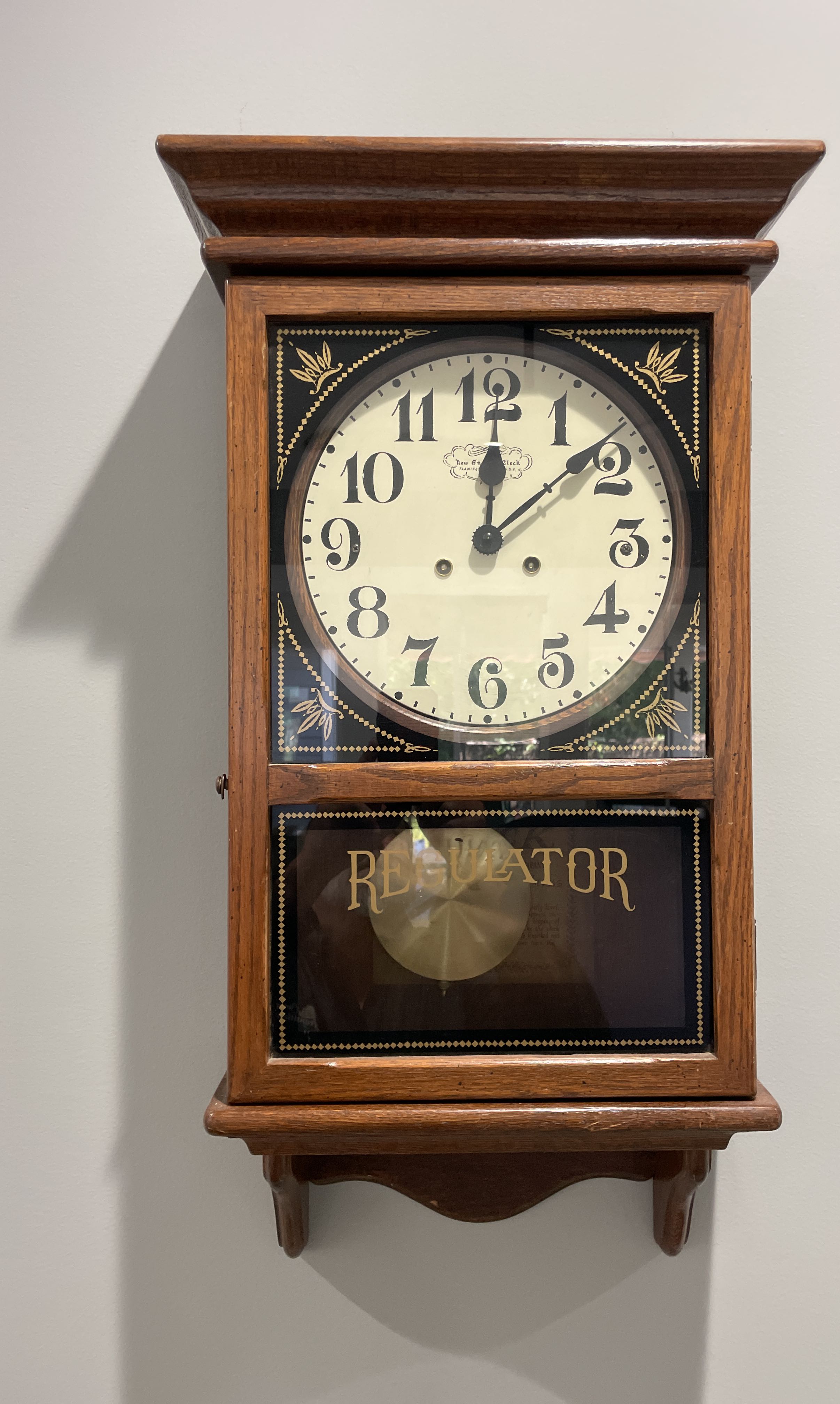 Champion 18″ Maroon Office Wall Clock – Champion Clock Company