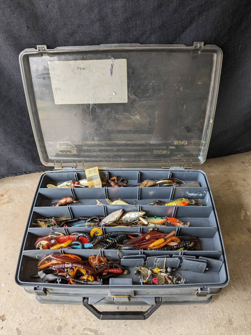 Sold at Auction: PLANO 6803 3-TIER TACKLEBOX W/ CONTENTS