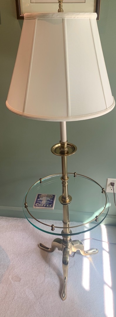 Brass-Floor-Lamp-With-Glass-Table