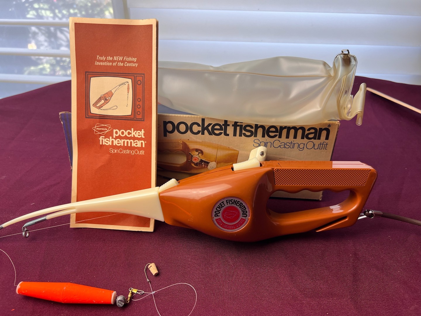 Vintage-1970-s-Popeil-Pocket-Fisherman-Spin-Casting-Outfit-W-Box