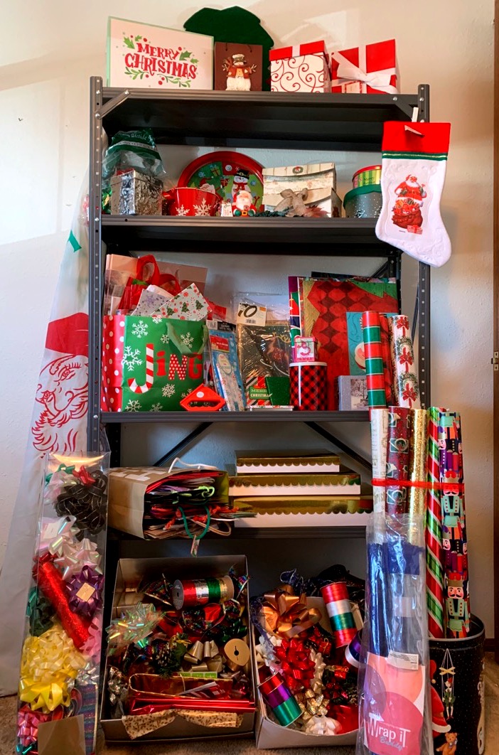 Sterilite Holiday Gift Wrap Storage Box - Rocket Red, 1 ct