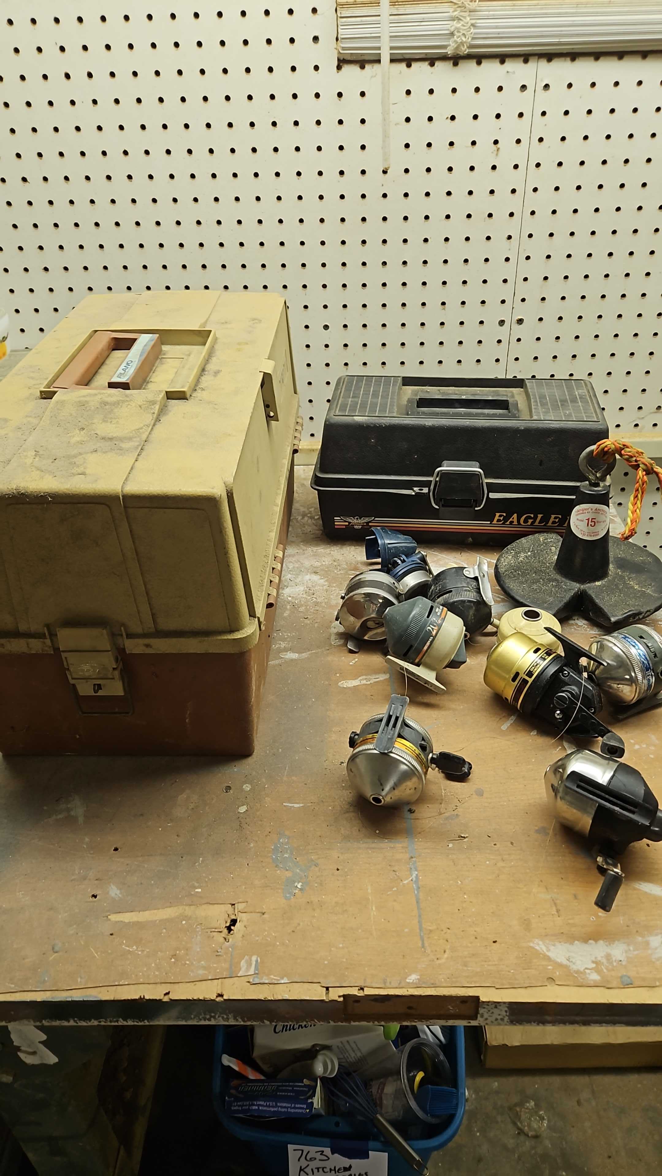 Lot of 2 Old Vintage Zebco 808 Spincasting Reels for Parts or