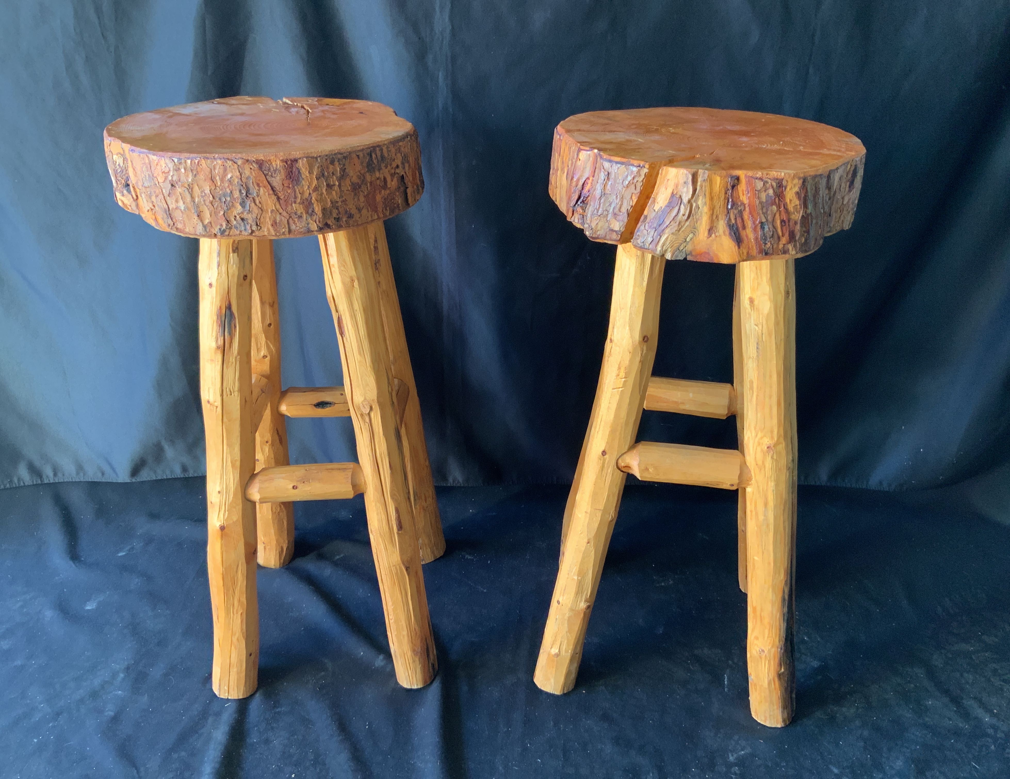 Log bar online stools