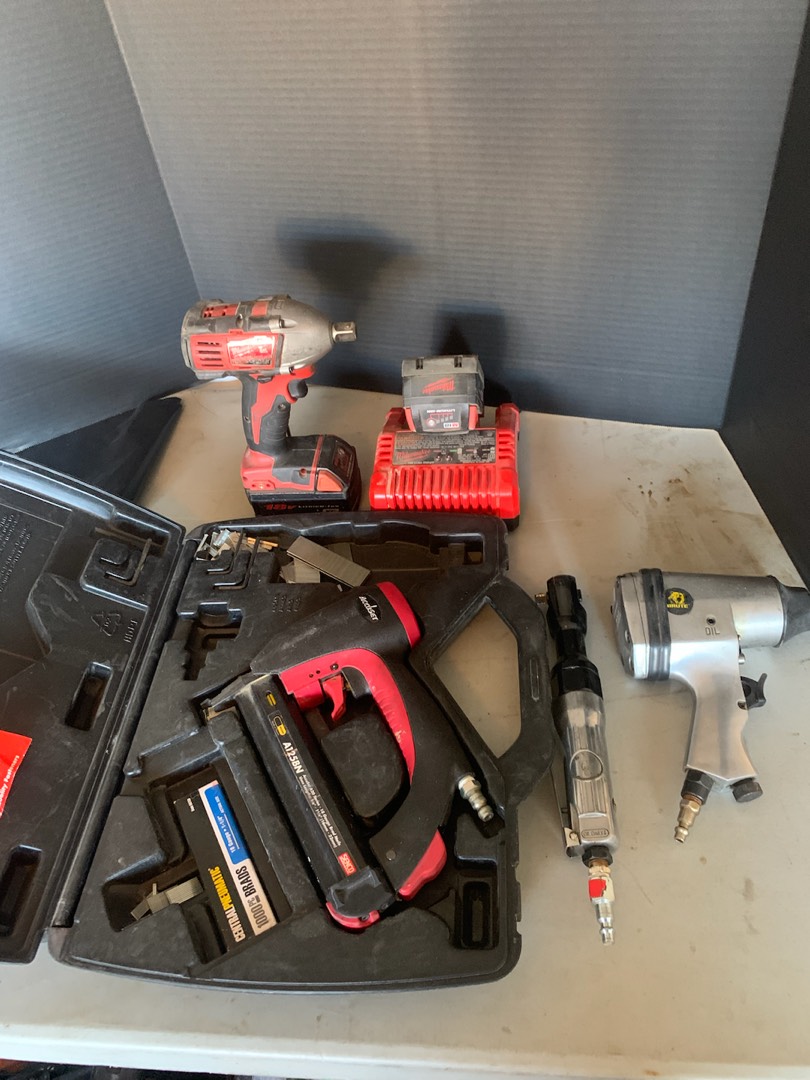 4 Black and Decker Firestorm Brand Power Tools Charger and 2 Batteries  included and a stud finder - Tools - Salem, Ohio