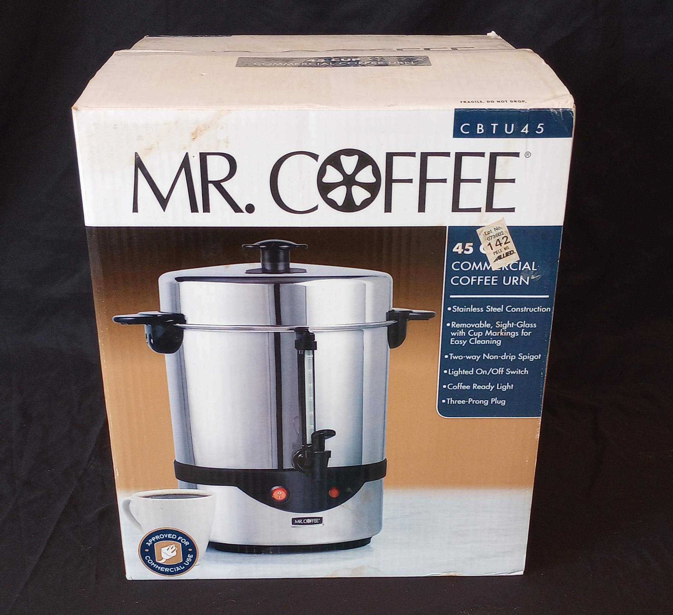 MR. COFFEE CBTU45 45-Cup Coffee Urn 