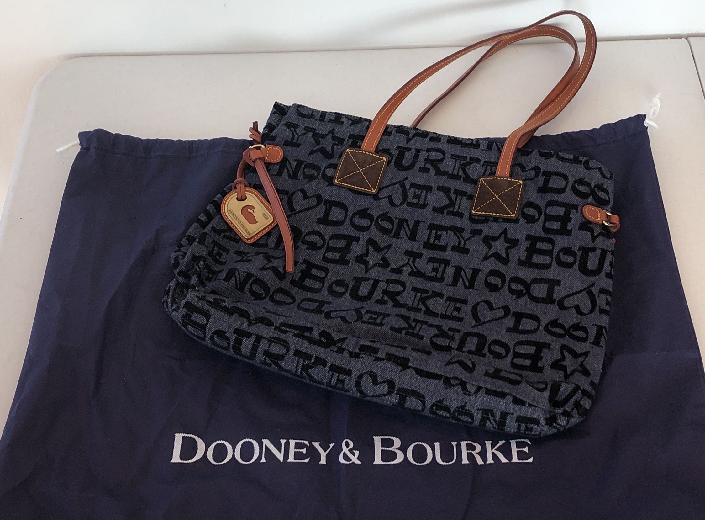 Dooney and bourke sale denim purse