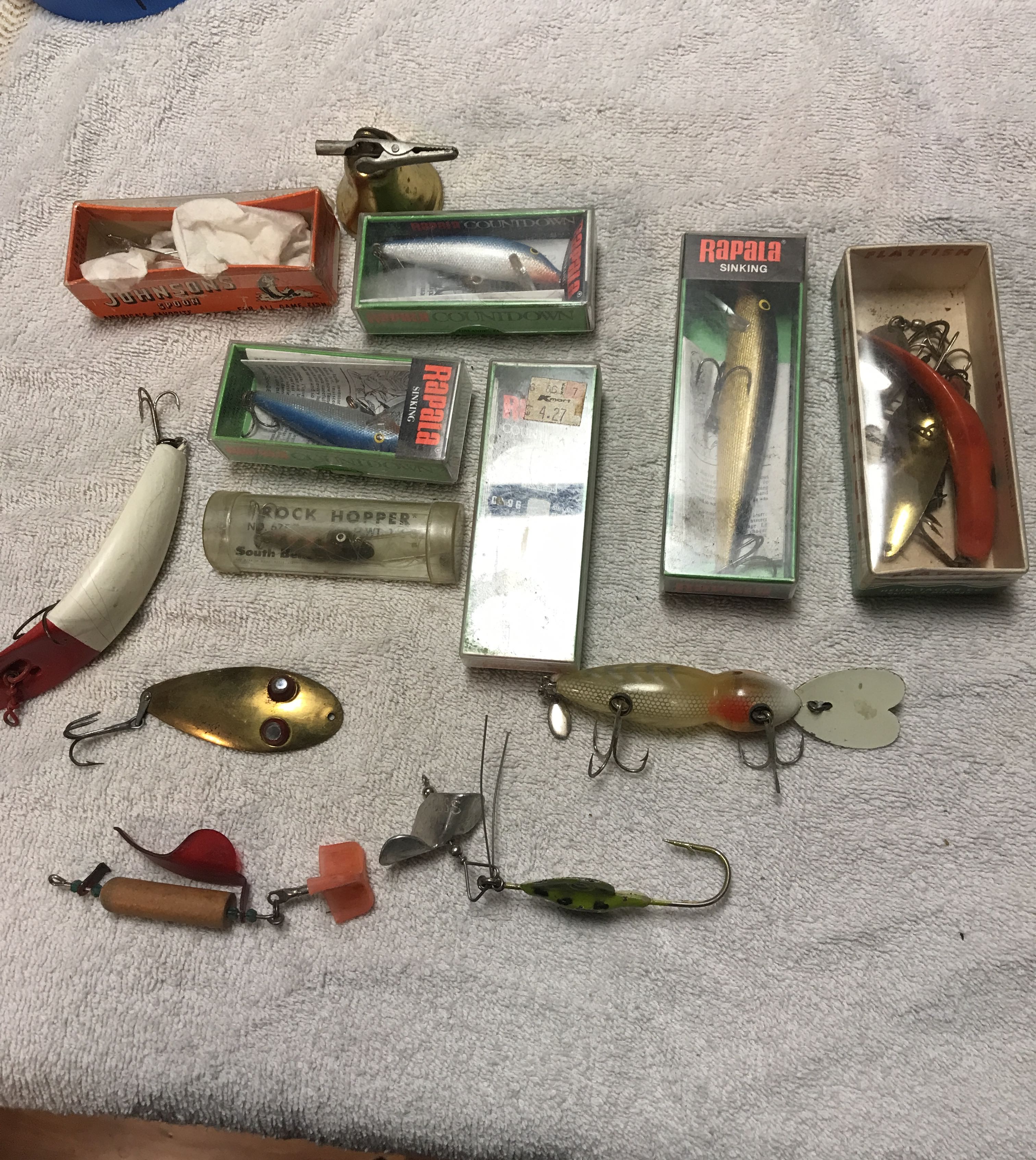 Collection Of 12 Vintage Fishing Lures