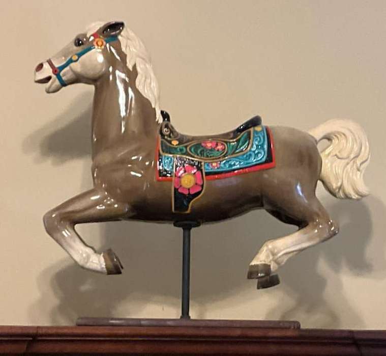 Plastic carousel horse for sales sale