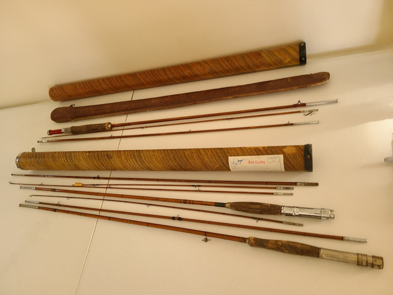 Vintage-fishing-rods-possibly-bamboo-fly