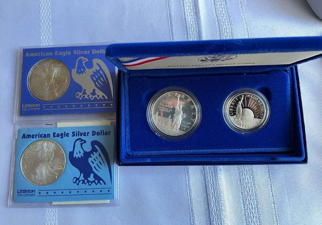 Liberty American Eagle Silver Coins