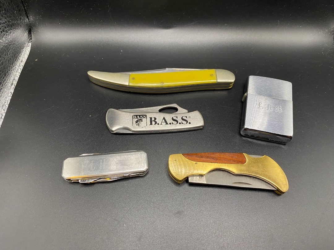 Fishing-Pocket-Knives-and-Zippo-Lighter