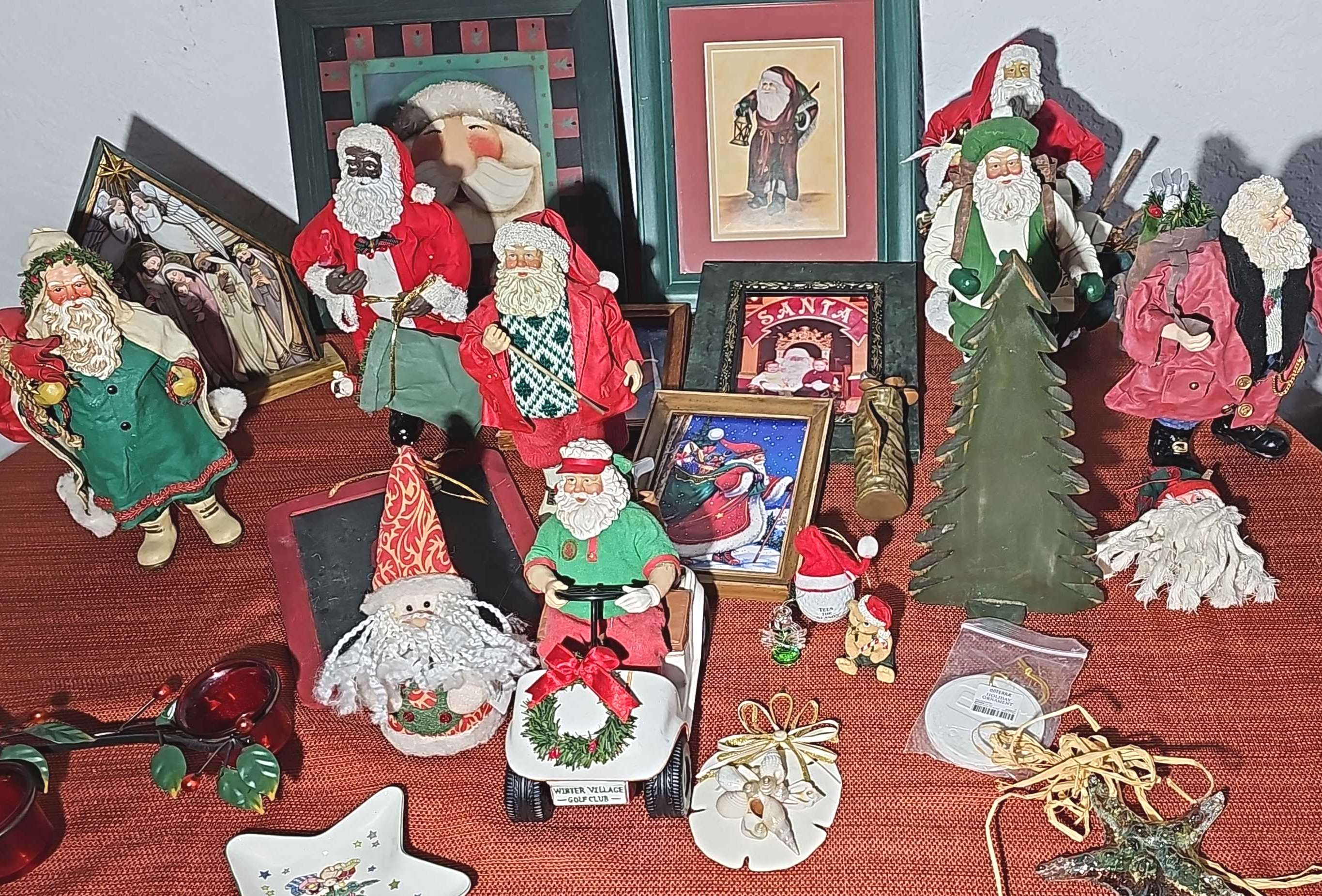Santas and More Christmas Decor