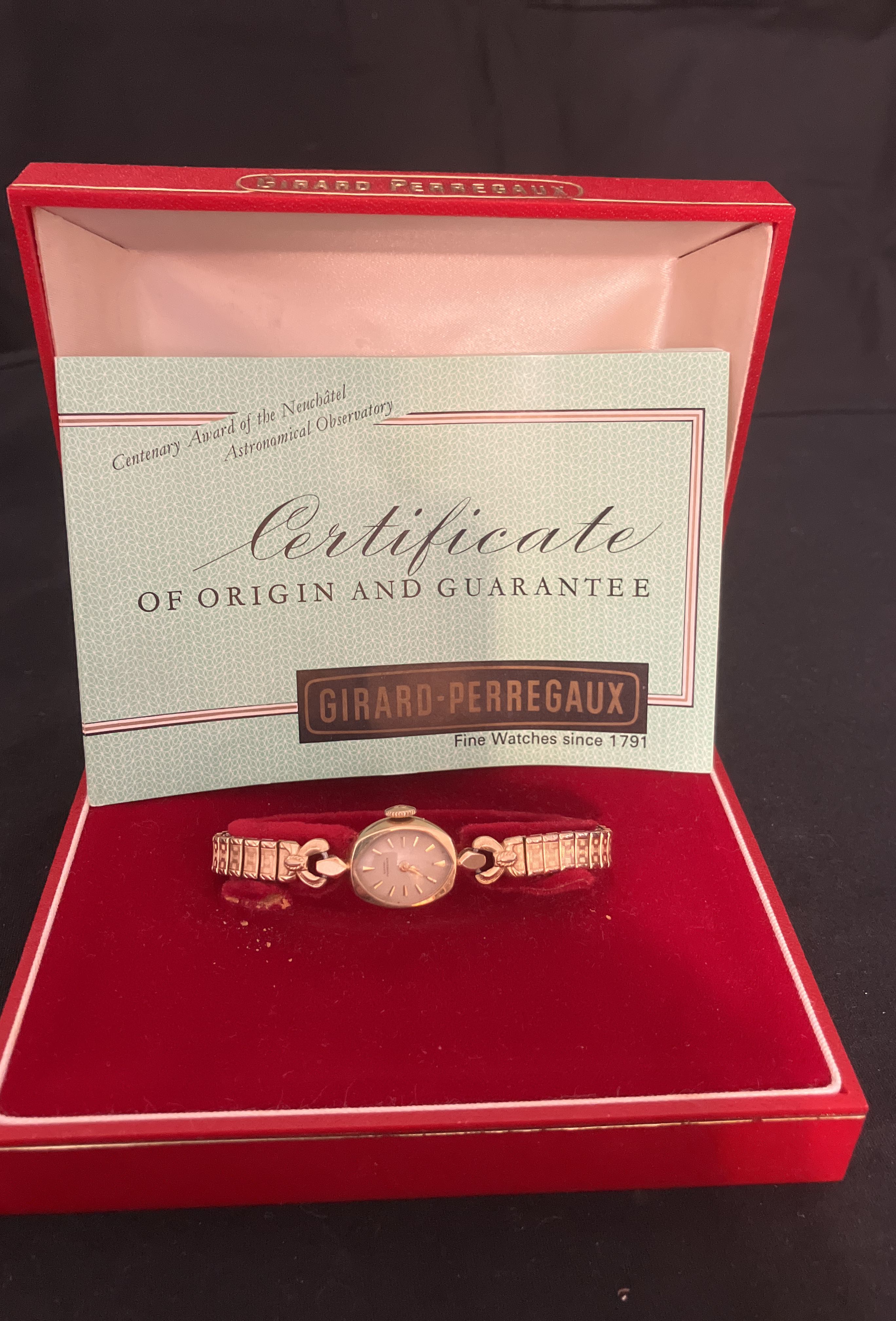 Girard Perregaux 14K Gold Watch