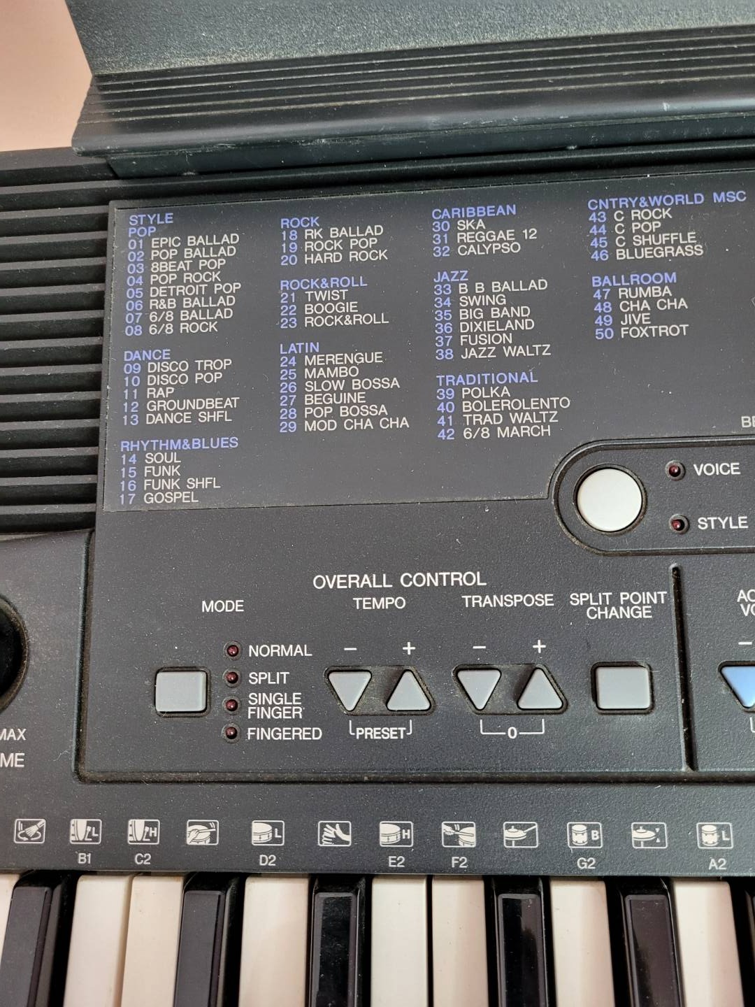 Yamaha-PSR-210-Keyboard