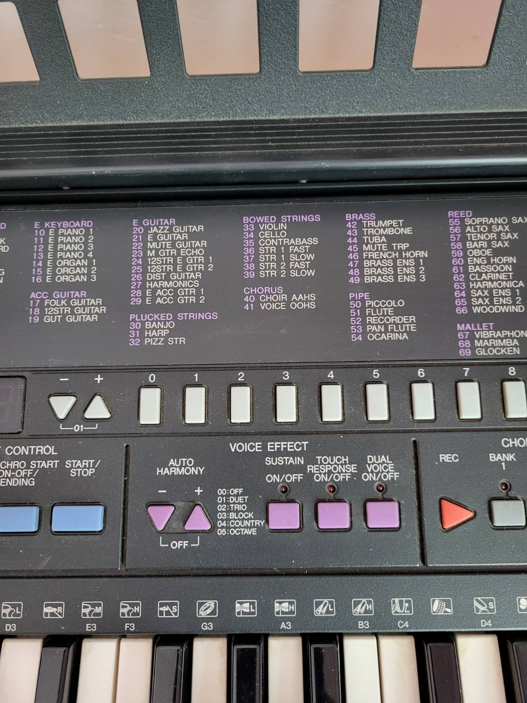 Yamaha-PSR-210-Keyboard