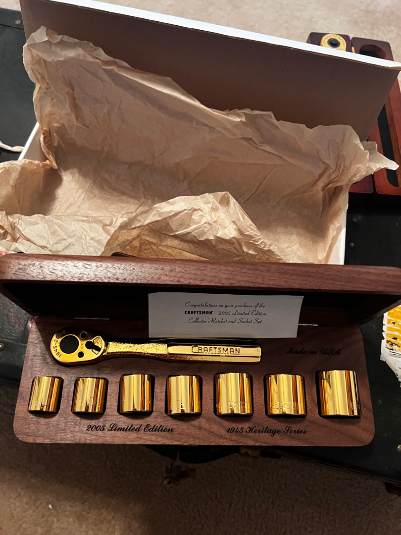 Craftsman-2005-Limited-Edition-22K-Gold-Plated-Collectors-Ratchet