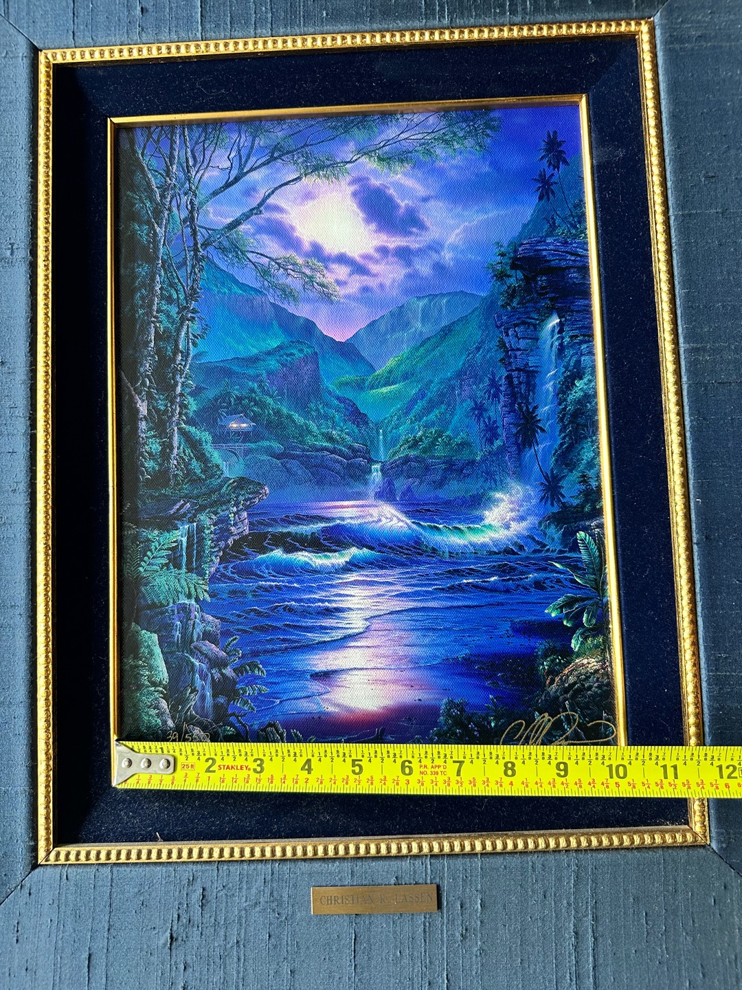 絵画 C. R. LASSEN クリスチャン ラッセン（Christian Lassen）「インディゴナイト