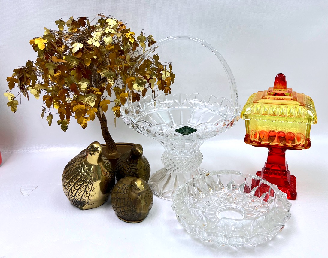 Photo of item: Vintage “Jeanette” Amberina Glass & More Decor