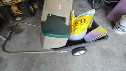 Photo of item: Lawn And Garden Mystery Cart/Lot