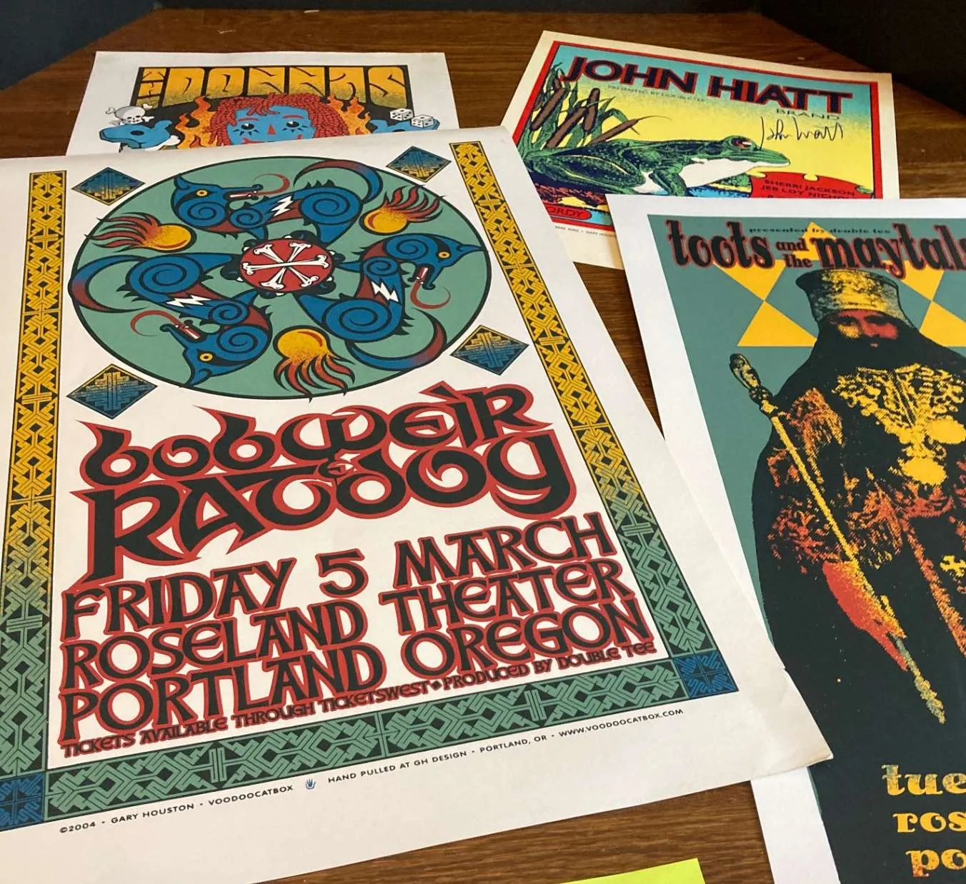 Lot-of-5-Roseland-Theater-Concert-Posters-Bob-Weir-Toots-the