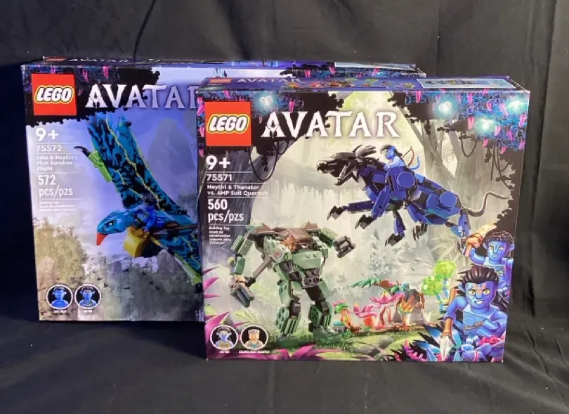 LEGO-Avatar-Lot-Neytiri-Thanator-vs-AMP-Suit-75571-Banshee-Flight