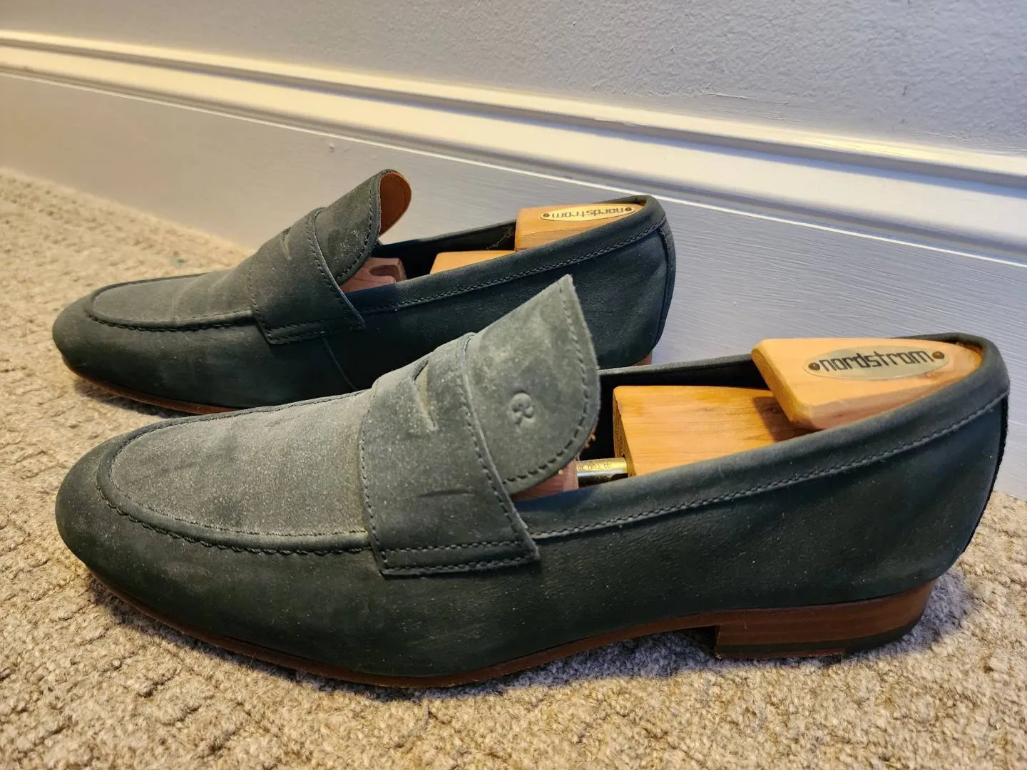 Men-s-Dress-Loafers-Leather-And-Suede-Size-8-5-9-Gordon-Rush  display picture 1