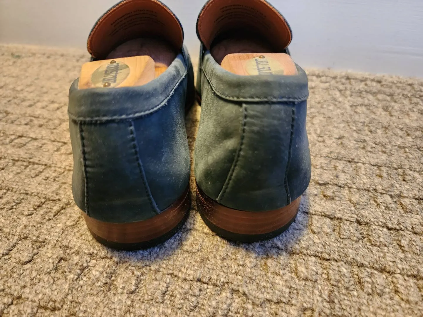 Men-s-Dress-Loafers-Leather-And-Suede-Size-8-5-9-Gordon-Rush  display picture 2