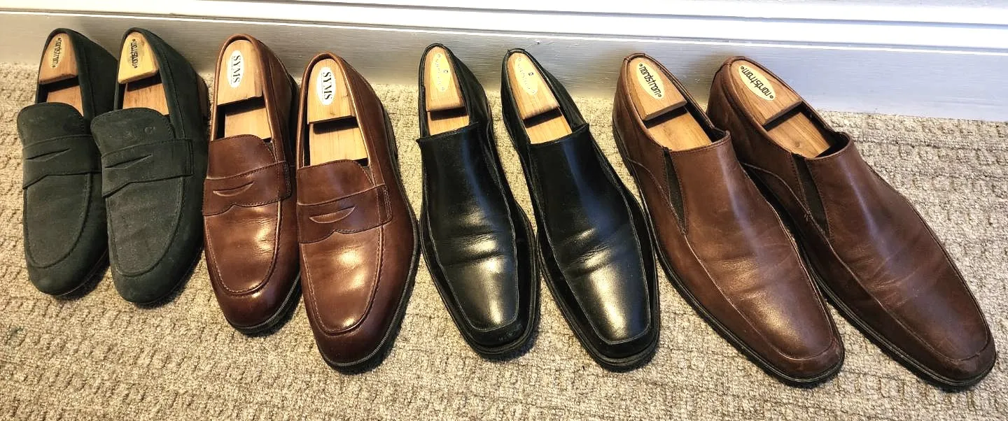 Men-s-Dress-Loafers-Leather-And-Suede-Size-8-5-9-Gordon-Rush-And-Rockport Men-s-Dress-Loafers-Leather-And-Suede-Size-8-5-9-Gordon-Rush-And-Rockport
