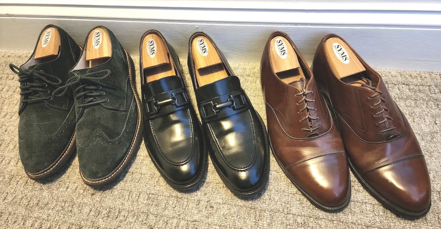 Bruno-Magli-Cole-Haan-Men-s-Leather-Dress-Shoes-Size-9