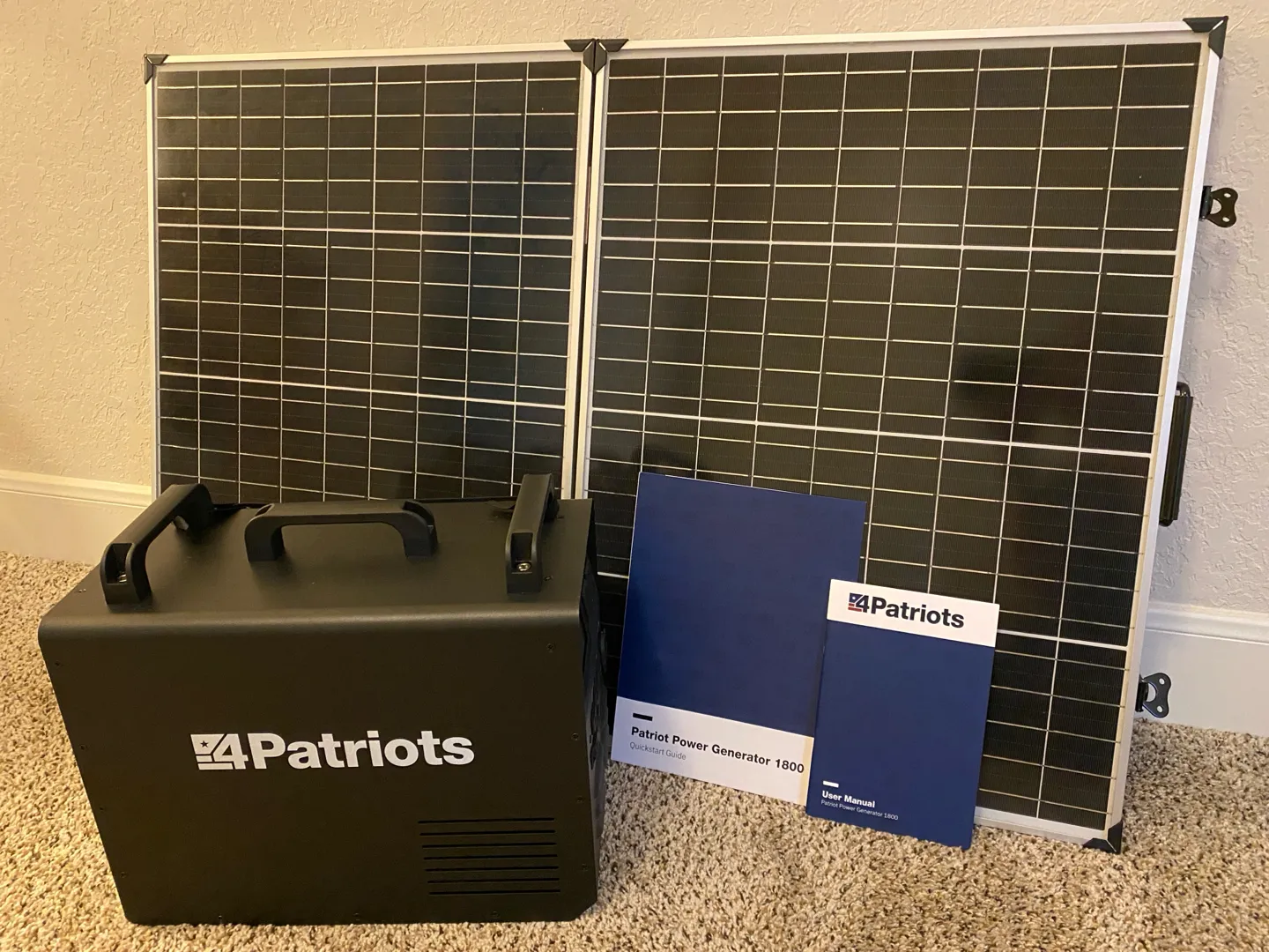 Patriot-Power-Generator-1800-W-100w-Patriot-Solar-Panel-NEW-IN-BOX
